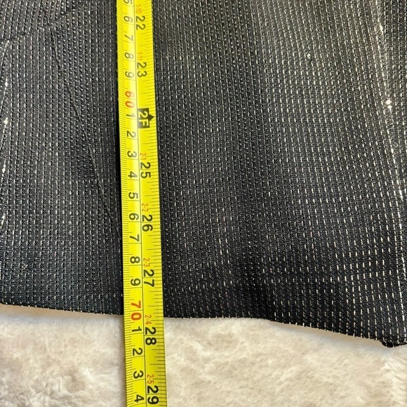 Vintage Krizia Blazer Sz 40 Euro/ Medium US Black Silver Metallic Made in Italy - Picture 15 of 16